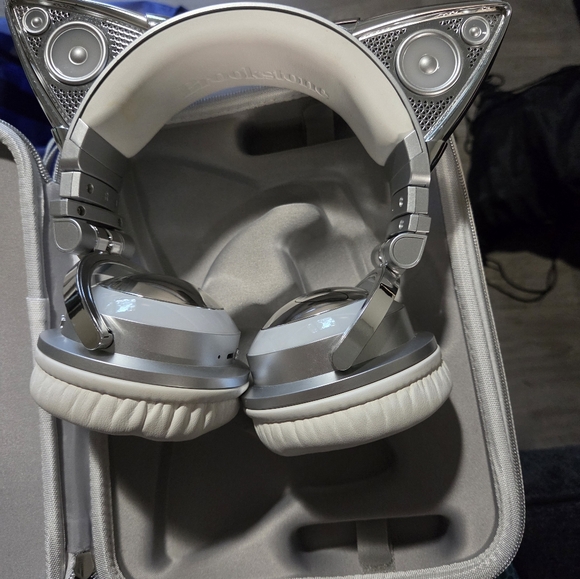 Brookstone Metallic Silver Speaker